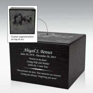 laser engraved pet urns